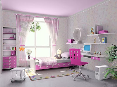 image design bedroom girl