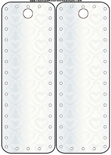 Silver Free Printable Bookmarks.