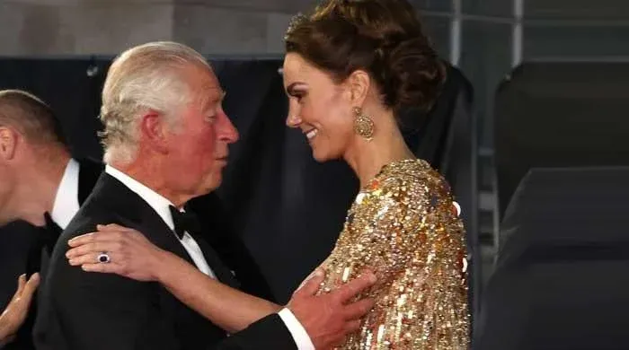 King Charles III and Kate Middleton