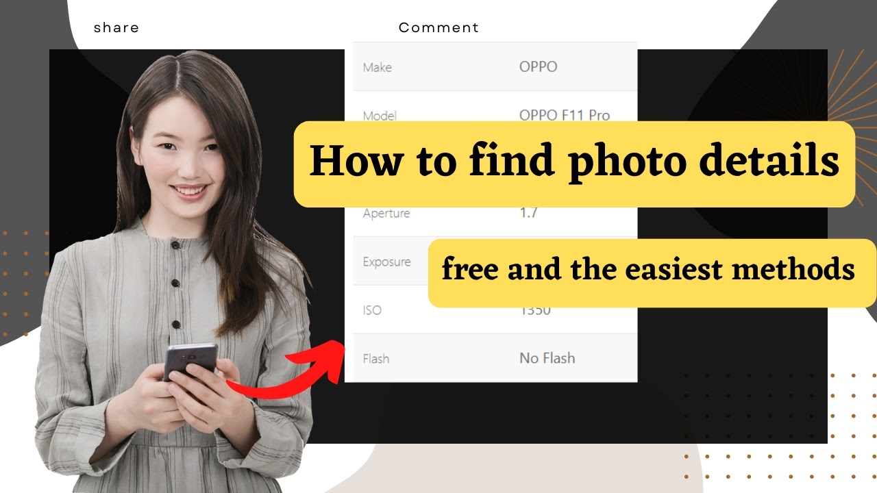 How to find photo details online free and the easiest method