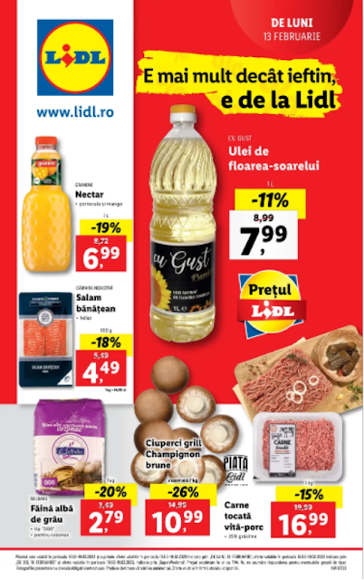 LIDL Catalog - Brosura 13-19.02 2023→ Alpen Fest | Totul Sub 5 Lei | Super Weekend