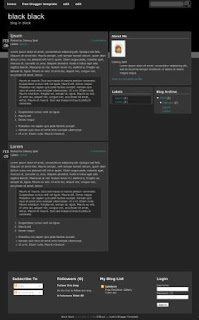 dblack blogger template ipietoon