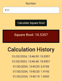 Square Root Calculator App