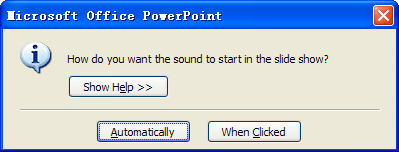 Music Play Across in PowerPoint 2007