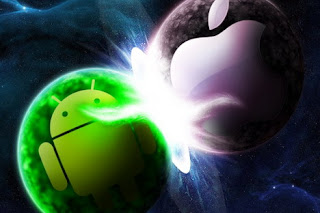 Collision Between Apple Android