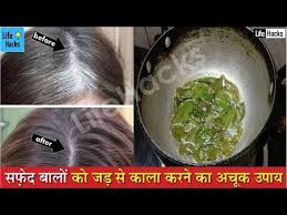 baal kaake kare karne ke nuskhe- white hair ko black karne ke tips in hindi