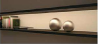 The shelf lighting