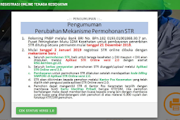 Mulai Tahun 2019, Proses Perpanjang STR Dilakukan Secara Online