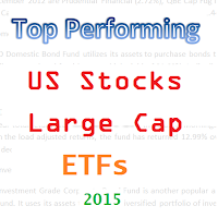 Top 25 US Large Cap Stock ETFs in 2015