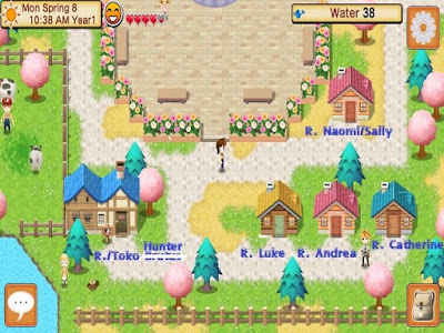 Map dan Bangunan di Harvest Moon Seeds of Memories