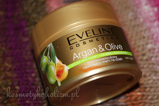 Eveline, Argan & Olive, Przeciwzmarszczkowy nawilżający krem na dzień