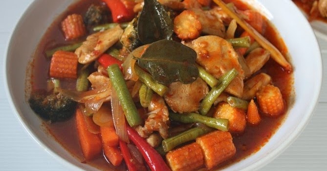 Resepi Ayam Masak Paprik Ala Thai Paling Sedap - Resepi 