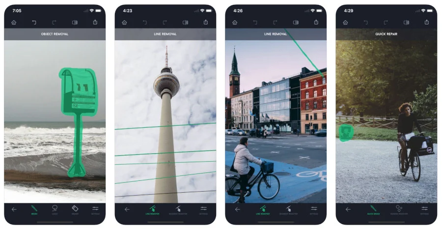 app di fotoritocco: TouchRetouch