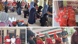 Ramadhan, PDDI aksi Saling Berbagi di Desa Pendonor Darah Betro Mojokerto 