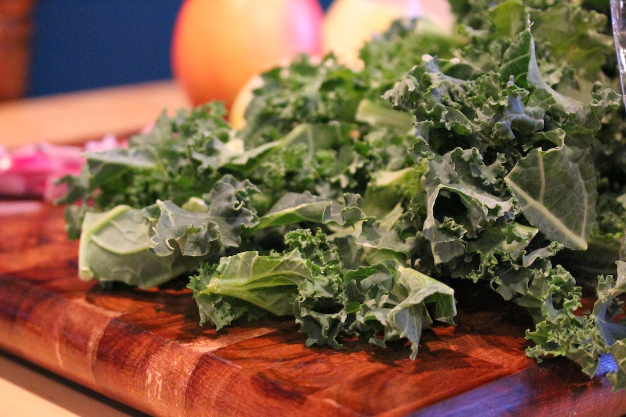 Warm kale salad recipe | The Fit Girl's Kitchen