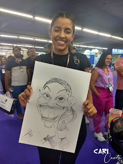 Caricaturista em Recife EXPOISP 2023