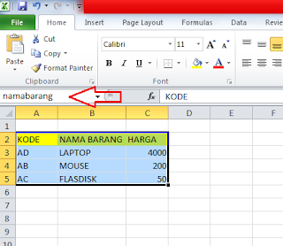 menggunakan rumus vlookup