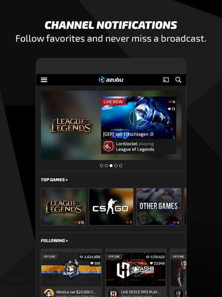 Azubu TV Android Apps Apk