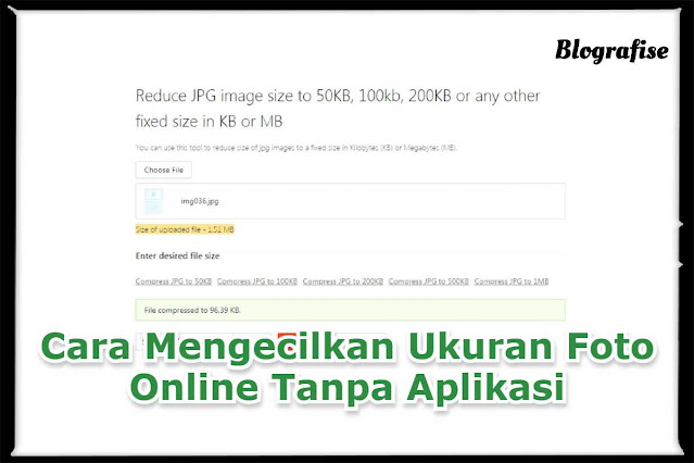 Cara Mengecilkan Ukuran Foto Online Tanpa Aplikasi