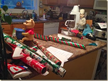 kitchen wrapping station