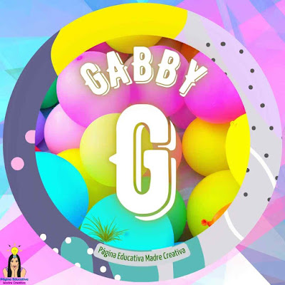 Solapín Nombre Gabby para imprimir gratis