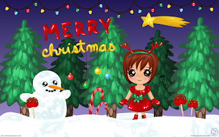 cute merry christmas wallpaper