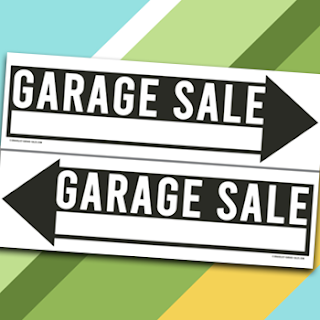 Free printables: yard sale signs