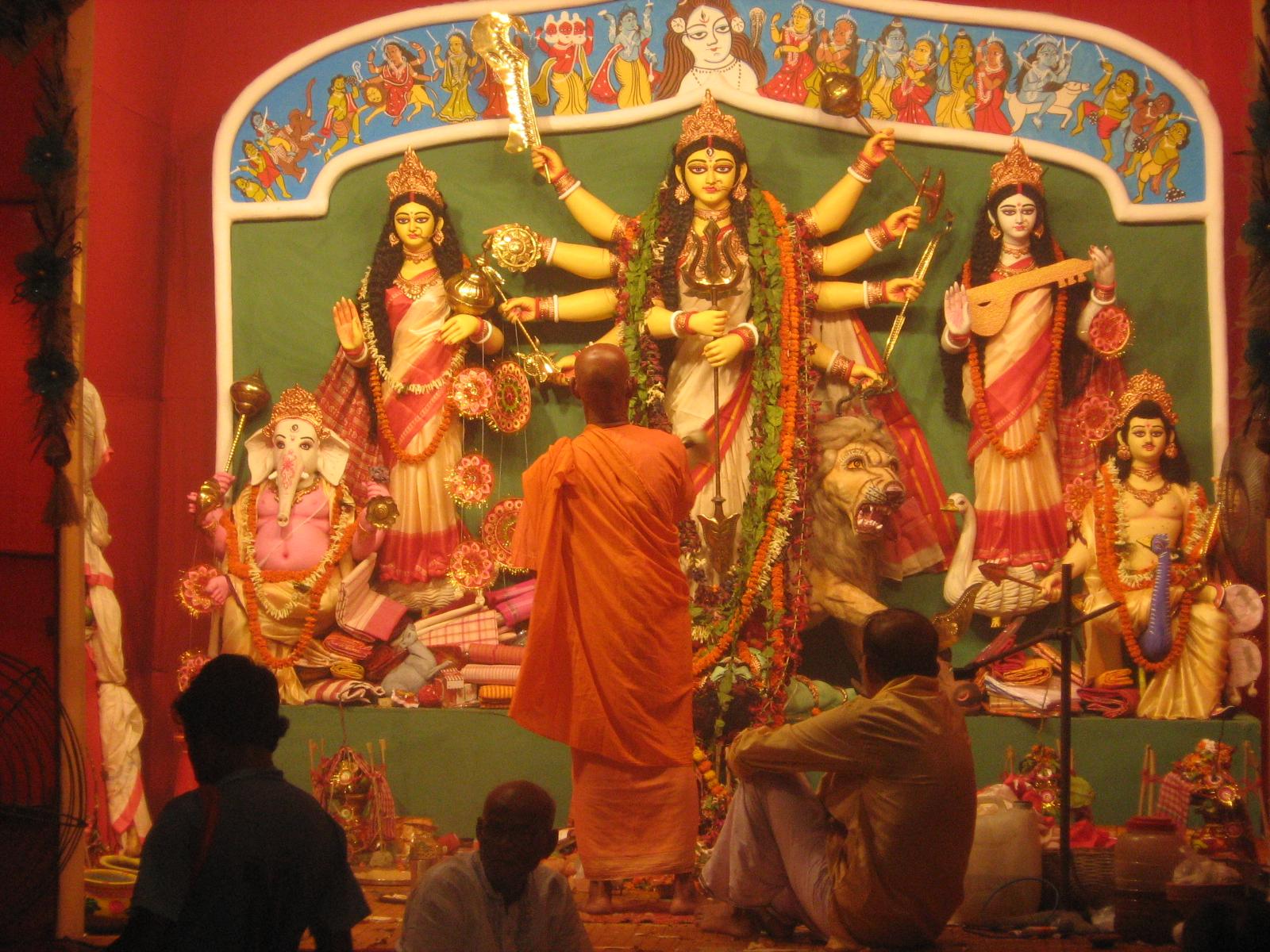 http://commons.wikimedia.org/wiki/File:Durga_puja_2011_kolkata0.jpg