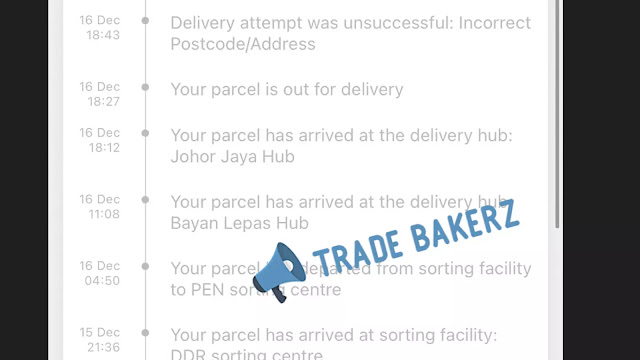 Maksud Delivery Attempt was Unsuccessful: Incorrect Postcode/ Address