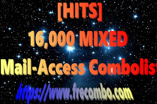 [HITS] 16,000 MIXED Mail-Access Combolist