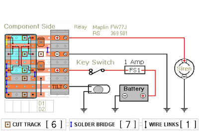 Relay Based Motorcycle Alarm Circuit Diagram 2