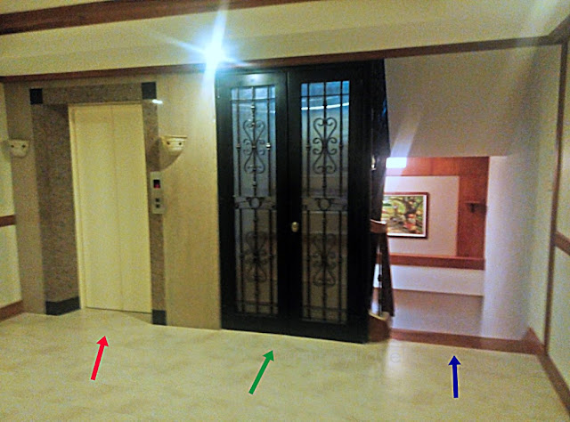 elevator and stairs at Hotel Roma in Tuguegarao Cagayan