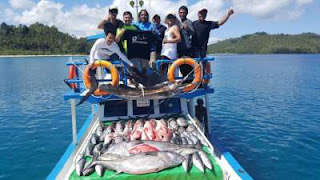 Kapal mancing di Palu Sulawesi Tengah