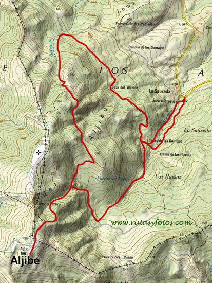 La Sauceda - El Aljibe - Laguna del Moral