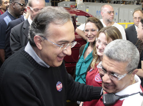 Marchionne and Worker