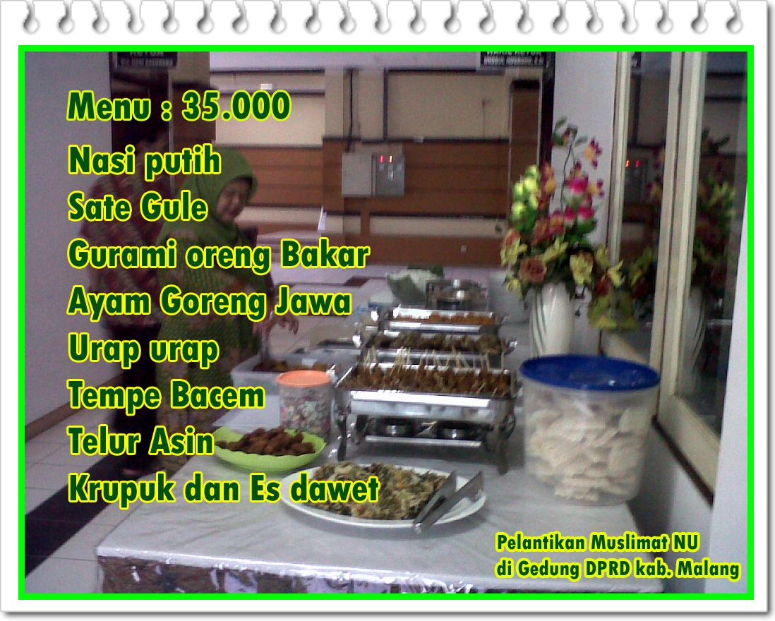 KEPANJEN CATERING (MbakTutik Catering): Oktober 2016