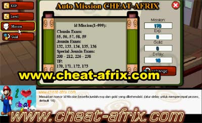 Cheat ATM Exp Ninja Saga Level 1-80 Update 2013