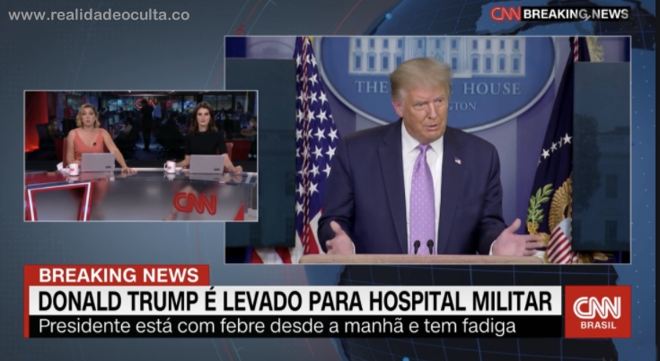 Trump está infectado com COVID-19