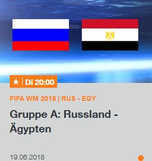 شاهد مباراة مصر ضد روسيا اليوم الثلاثاء على القمر استرا مجانا