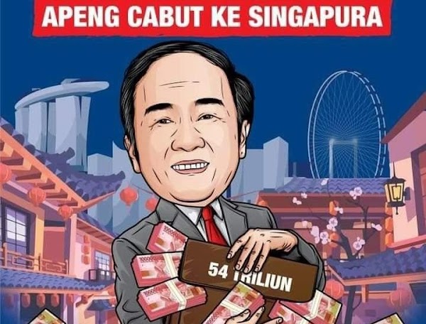 Curi Uang Indonesia Senilai Rp54 Triliun Lalu Sembunyi ke Singapura, Aneh! BuzzeRp dan Penguasa Diam