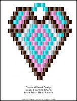 Free brick stitch bead pattern download.