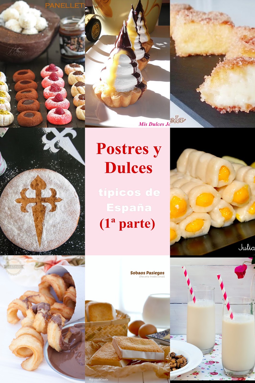 Comidas y postres típicos de españa