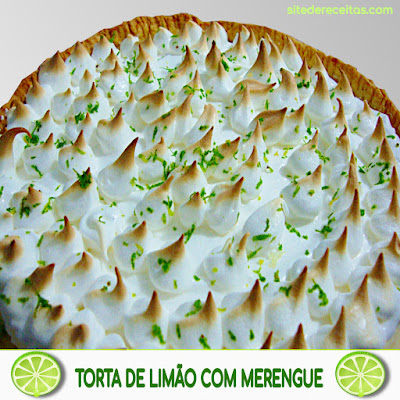 Torta de limão com merengue