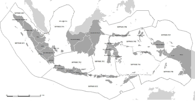 Peta Jalur Penangkapan Ikan Lengkap (Peta WPP NRI)