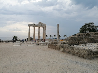 Turkki Side Apollon temppeli vanha kaupunki antiikin aika