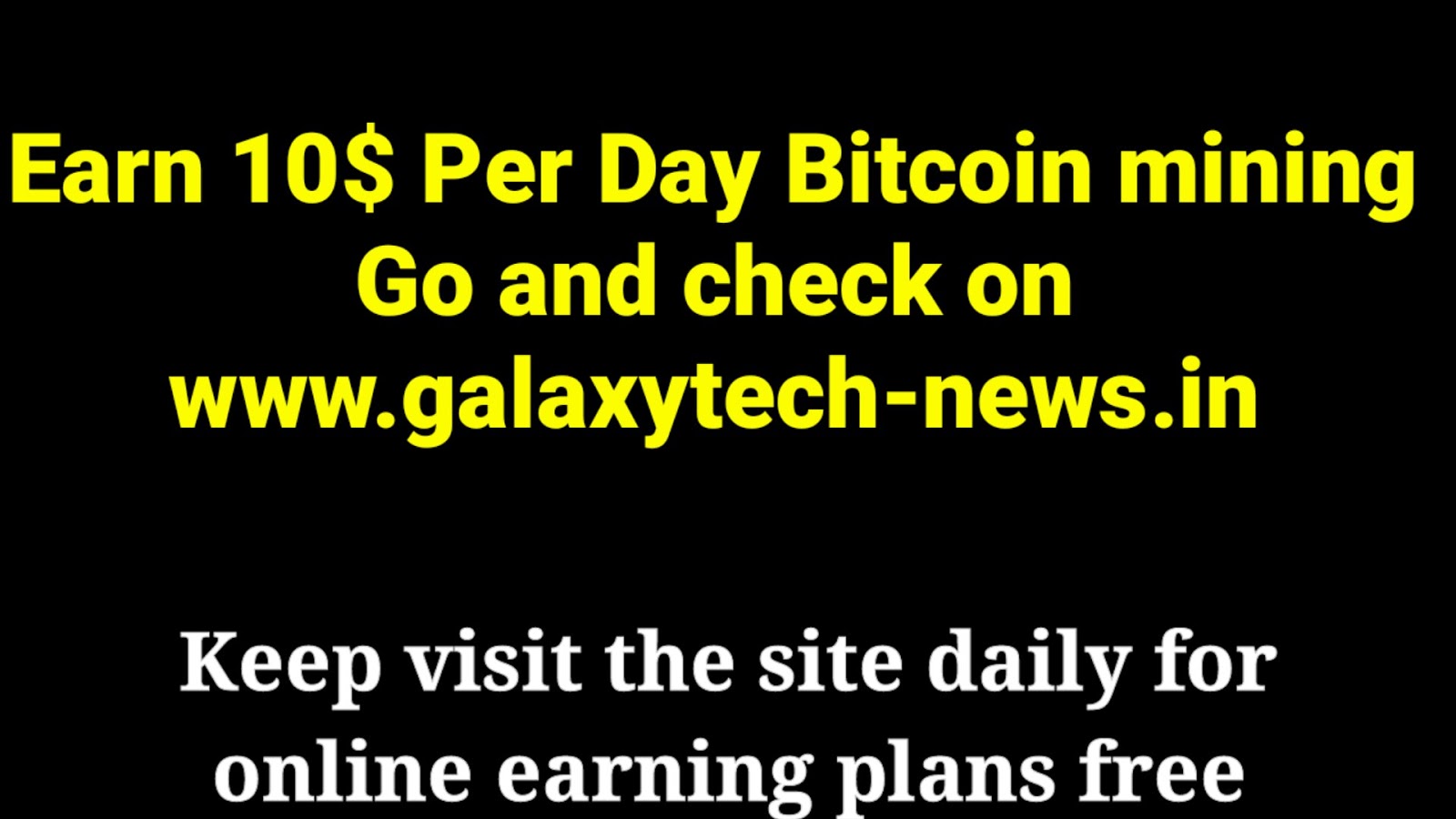 Earn Bitcoin 10 Dollar Per Day Bitcoin Mining - 