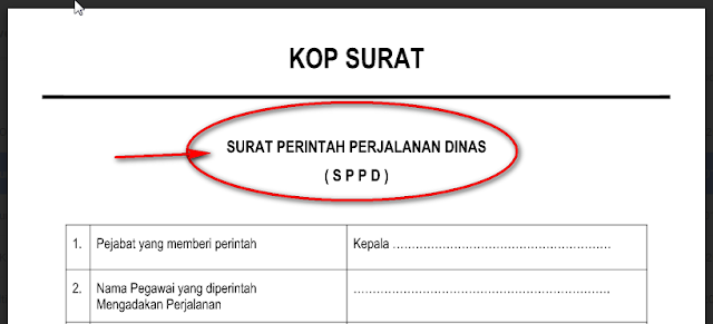 Contoh Surat Tugas Perjalanan Dinas Tenaga Pendidik dan 