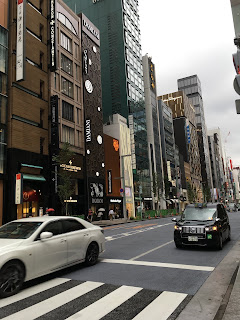 Luxury shops in Ginza, Tokyo