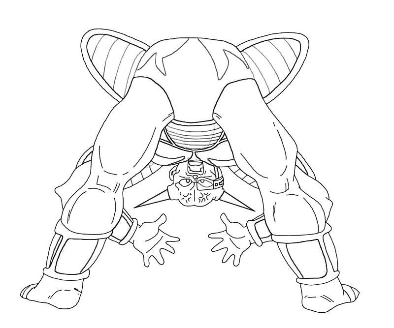 printable-captain-ginyu-profil_coloring-pages-4