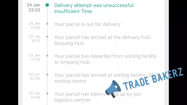 Delivery attempt was unsuccessful: Insufficient time